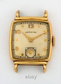 Three Vintage Hamilton Gold Plated Watches, For Parts/Repair