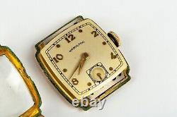 Three Vintage Hamilton Gold Plated Watches, For Parts/Repair