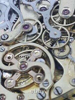 Tiffany Pocket Watch Repetition Quarter Movement Only For Parts