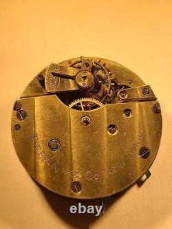 Tiffany co pocket watch Movement For Parts Or Restore