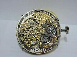Tiffany quarters and minutes repeater Chronograph Swiss Pocket Watch Movement