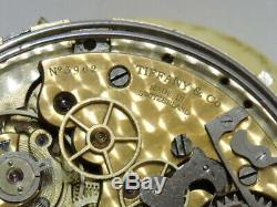 Tiffany quarters and minutes repeater Chronograph Swiss Pocket Watch Movement