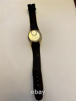 Timex M Cell Moon Phase Watch Gold Tone -Vintage and Rare Not working