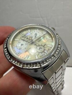 Tissot 1853 Vintage Off White Ivory Saphire Crystal For Parts