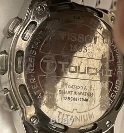 Tissot Men's Watch T-Touch II Titanium Analog Digital For PARTS/REPAIR