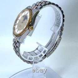 Tissot PR100 SS Men's Watch Moonphase Date 34mm Case 18cm7.1in Wrist Not Working