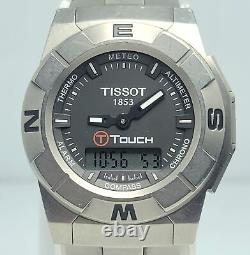 Tissot T-Touch T001520 Ana-Digi Titanium Quartz Vintage Men's Watch For Parts