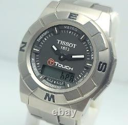 Tissot T-Touch T001520 Ana-Digi Titanium Quartz Vintage Men's Watch For Parts