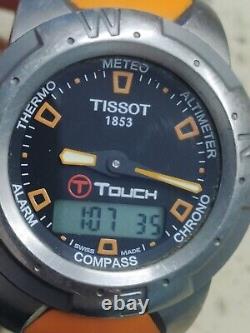 Tissot T-Touch Titanium Z 252/352 Men Movement work for parts or Repair