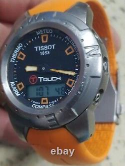 Tissot T-Touch Titanium Z 252/352 Men Movement work for parts or Repair
