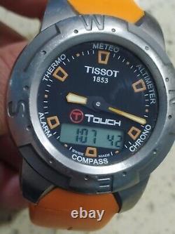 Tissot T-Touch Titanium Z 252/352 Men Movement work for parts or Repair