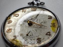 Titan pocket Watch UT Unitas 6497 44.1 mm for parts and spares