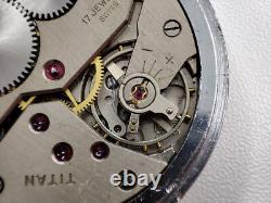 Titan pocket Watch UT Unitas 6497 44.1 mm for parts and spares