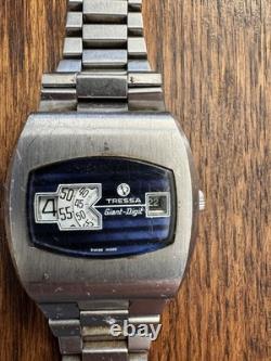 Tressa Giant Digit Automatic stainless steel watch