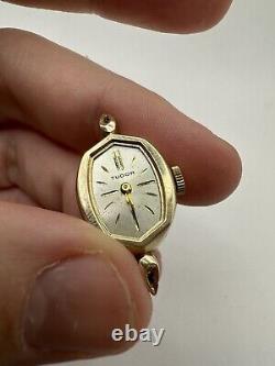 Tudor By Rolex Broken Project Ladies Vintage Mechanical Wind Watch Cocktail