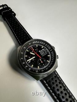 Turbo Watch PVD Lavjoux 7750 Porsche Rare (needs Repair)