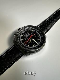 Turbo Watch PVD Lavjoux 7750 Porsche Rare (needs Repair)