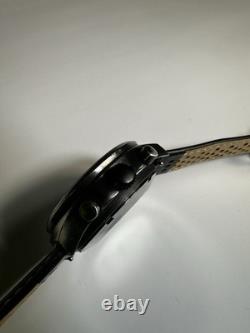 Turbo Watch PVD Lavjoux 7750 Porsche Rare (needs Repair)