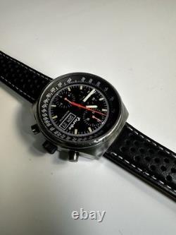 Turbo Watch PVD Lavjoux 7750 Porsche Rare (needs Repair)