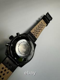 Turbo Watch PVD Lavjoux 7750 Porsche Rare (needs Repair)