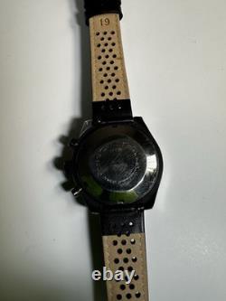 Turbo Watch PVD Lavjoux 7750 Porsche Rare (needs Repair)