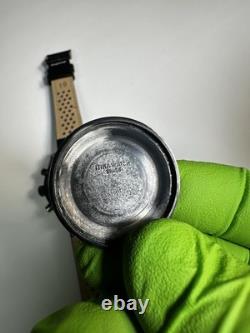 Turbo Watch PVD Lavjoux 7750 Porsche Rare (needs Repair)