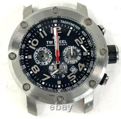 Tw Steel TW126 Grandeur Tech 45mm Chronograph Men's Watch FOR PARTS