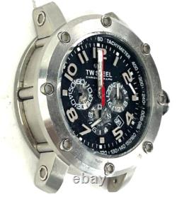 Tw Steel TW126 Grandeur Tech 45mm Chronograph Men's Watch FOR PARTS