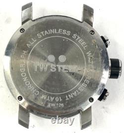 Tw Steel TW126 Grandeur Tech 45mm Chronograph Men's Watch FOR PARTS