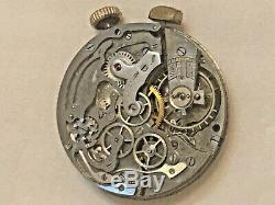 ULYSSE NARDIN Chronograph defect watch movement with dial for parts (Z507)