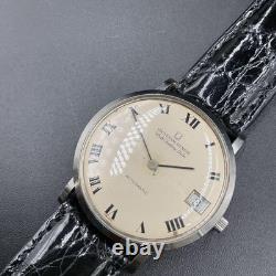 UNIVERSAL GENEVE E2035 Automatic Watch Non Working for Parts External Strap