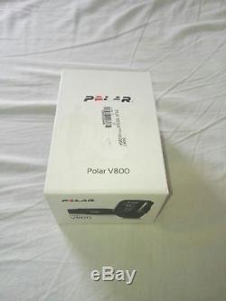 USED POLAR GPS multi sports watch V800 HR with heart rate sensor 2chrage cables
