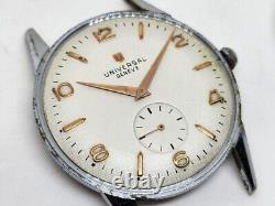 Universal GENEVE 1200 Movement For parts or project SOLD AS IS