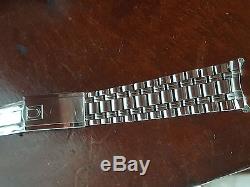 Universal Geneve 100% Genuine Vintage Stell Bracelet Compax Nina Rindt 19mm
