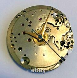 Universal Geneve Cal 285 Chronograph Watch Movement For Parts or Repair 32mm