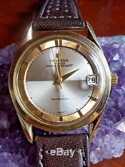 Universal Geneve Polerouter Date Automatic Microrotor Watch Is All Original