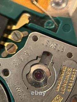 Untested Great Dial Longines Quartz L755.2 Same As ESA 9180 Watch Movement 7j