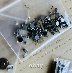 Used Lot Of Vintage Rolex Parts Wheels Gears Stem Screws For Men Ladies Watches