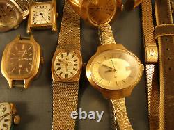 VINTAGE 1970's Lady Bulova Accutron watches and bands for restoration parts