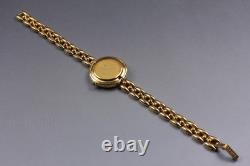 VINTAGE As-Is Gucci 11/12 Change Bezel Gold Quartz Women's Watch From JAPAN
