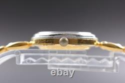 VINTAGE As-Is Gucci 11/12 Change Bezel Gold Quartz Women's Watch From JAPAN
