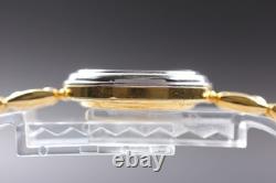 VINTAGE As-Is Gucci 11/12 Change Bezel Gold Quartz Women's Watch From JAPAN