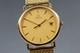 VINTAGE As-Is OMEGA De Ville Cal. 1430 Date Gold Round Quartz Men's Watch JAPAN