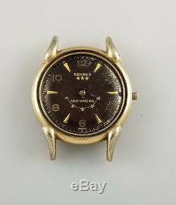 VINTAGE BENRUS MENS WIND INDICATOR POWER RESERVE WATCH FANCY LUGS for PARTS