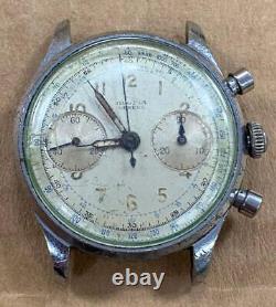 VINTAGE BOVET FRERES & CO GLORIA DIAL CHRONOGRAPH 35mm MANUAL WIND-NOT WORKING