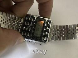 VINTAGE CASIO SCIENTIFIC CALCULATOR WATCH CFX-200 For Parts or Repair