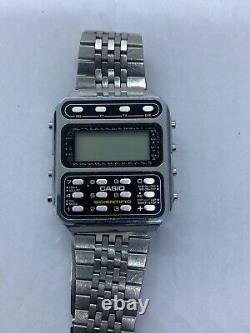 VINTAGE CASIO SCIENTIFIC CALCULATOR WATCH CFX-200 For Parts or Repair