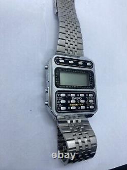 VINTAGE CASIO SCIENTIFIC CALCULATOR WATCH CFX-200 For Parts or Repair