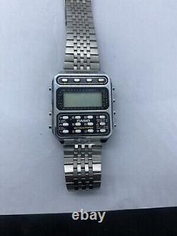 VINTAGE CASIO SCIENTIFIC CALCULATOR WATCH CFX-200 For Parts or Repair