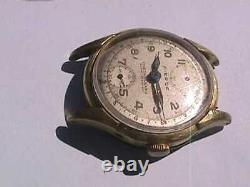 VINTAGE PIERCE CHRONOGRAPH WATCH PARTS or REPAIR as shown asis YOU RESTORE